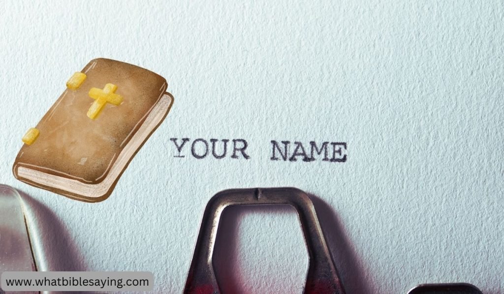 How to Imprint Your Name on Your Bible