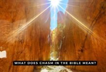 What Does Chasm in the Bible Mean? – Symbolism and Lessons What does the Bible say about Chasm?
