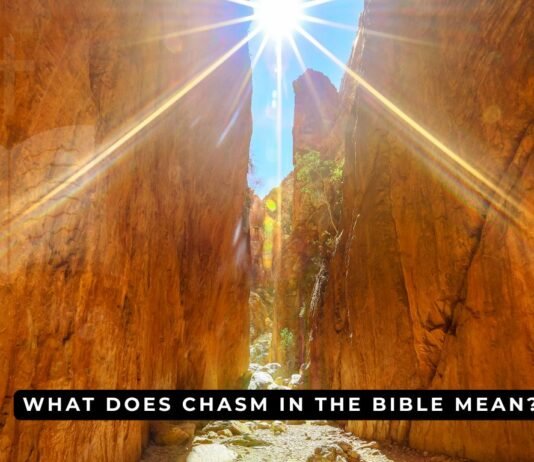 What does the Bible say about Chasm?