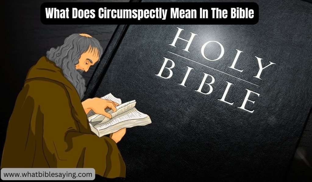 What Does Circumspectly Mean In The Bible