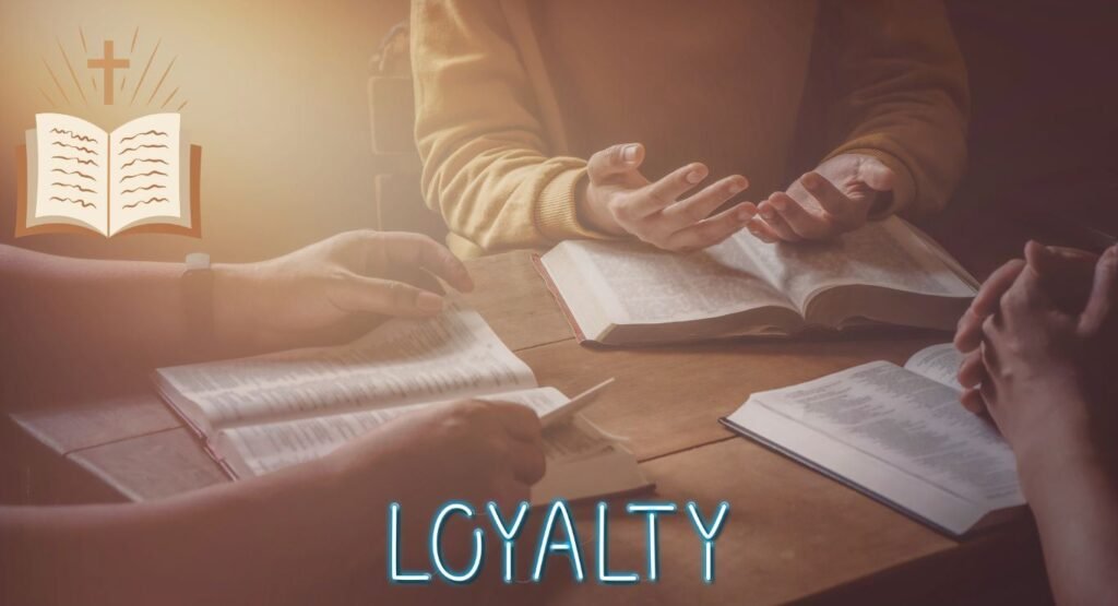 What does the Bible say about being loyal to men?