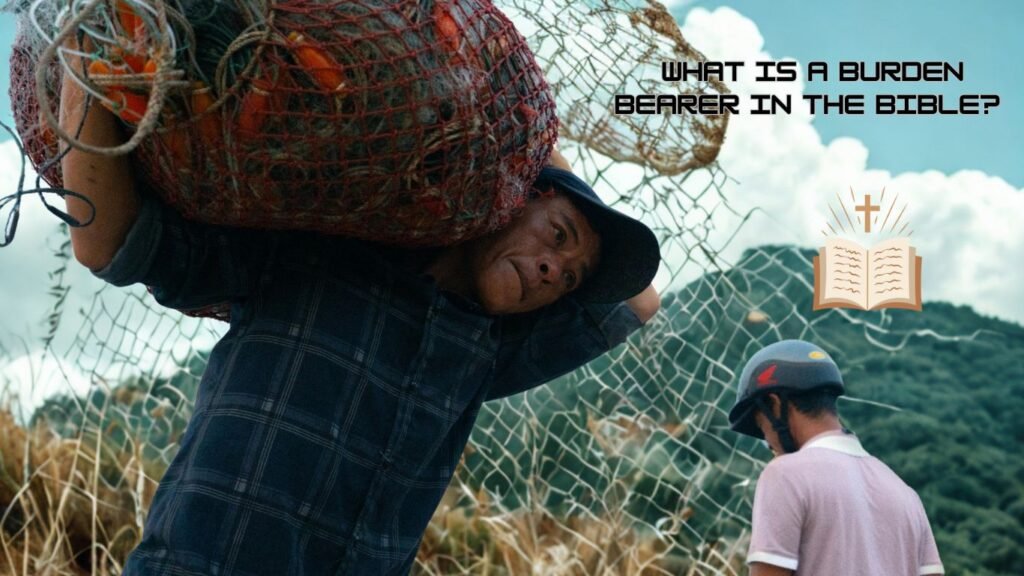 Who is a burden bearer according to the Bible?