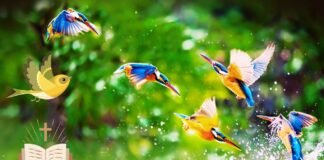 Is the great speckled bird mentioned in the Bible?