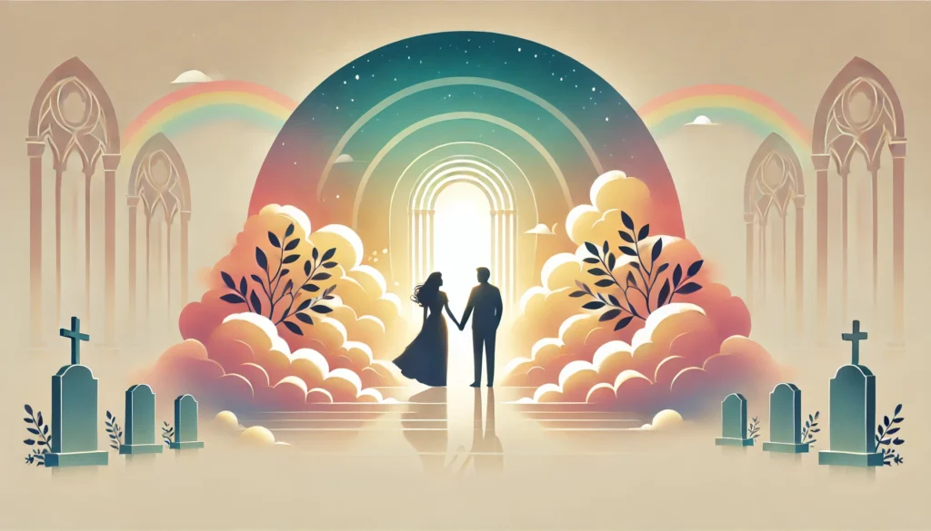 Image Husband and Wife Reunited in Heaven Bible Verse