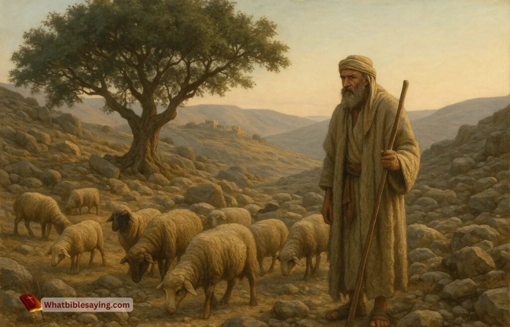 Amos the Shepherd and Fig Dresser in Ancient Tekoa 