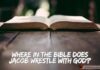 Where In The Bible Does Jacob Wrestle With God Where In The Bible Does Jacob Wrestle With God