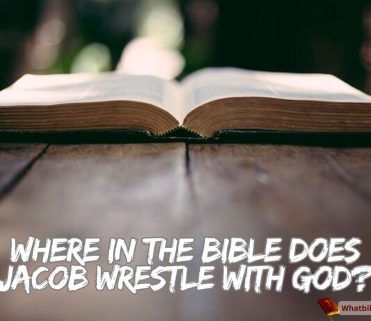 Where In The Bible Does Jacob Wrestle With God