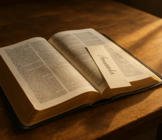 The name Amanda in the Bible with its meaning and symbolism explained
