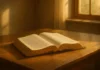 What Does The Bible Say About Our Worth in God’s Eyes A Bible open with warm light showing our worth and value in God’s eyes