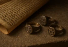 Ancient biblical rings symbolizing identity, authority, and covenant meaning