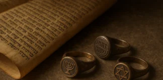 Ancient biblical rings symbolizing identity, authority, and covenant meaning