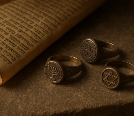 Ancient biblical rings symbolizing identity, authority, and covenant meaning