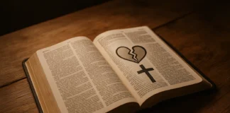 Biblical teaching on cheating in relationships with Scripture symbols