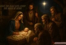 What The Bible Says About The Birth Of Jesus Nativity scene showing the birth of Jesus as told in the Bible