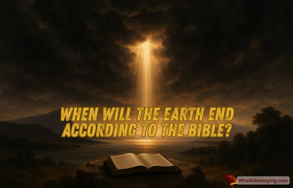 Biblical view of the earth's future and signs of the last days
