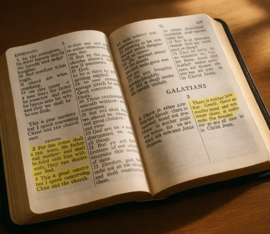 What the KJV Bible Really Says About Interracial Marriage Open Bible showing KJV verses about interracial marriage and love