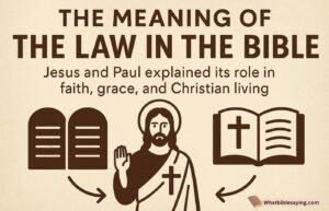 What Is The Law In Bible? Meaning, Jesus & Paul