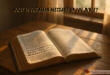 What Is the Main Message of the Bible Explained Illustration showing the Bible’s main message of God’s love and hope