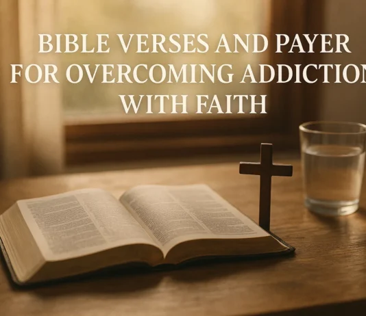 Bible verses and prayer for overcoming addiction with faith