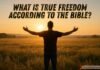 What Is True Freedom According To The Bible True freedom in the Bible through Christ’s love and salvation