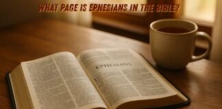 What page is Ephesians in the Bible with guide on chapters and location