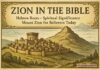 What Is Zion in the Bible? Meaning and Spiritual Truth Biblical Mount Zion with Jerusalem landscape under golden light