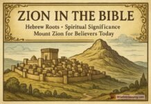 What Is Zion in the Bible? Meaning and Spiritual Truth Biblical Mount Zion with Jerusalem landscape under golden light