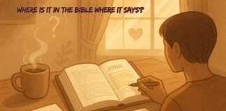 Where Is It In The Bible Where It Says – Verse References and Explanations