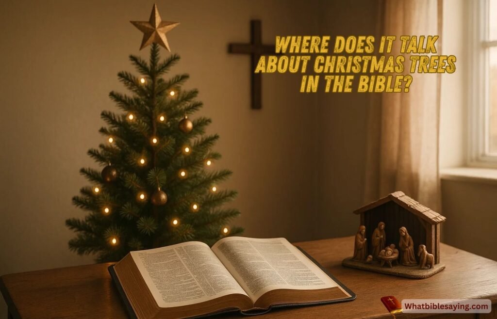Biblical meaning of Christmas trees with Jeremiah 10 verse discussion
