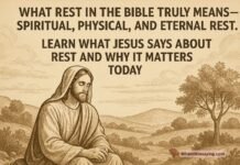 What Is Rest in the Bible? Meaning and Importance Biblical meaning of rest showing peace, faith, and spiritual renewal