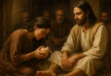 What Is Alabaster Oil in the Bible Explained Alabaster oil poured on Jesus as a symbol of love and devotion in the Bible