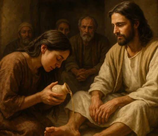 What Is Alabaster Oil in the Bible Explained Alabaster oil poured on Jesus as a symbol of love and devotion in the Bible