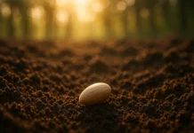 What Does The Bible Say About Planting A Seed Planting a seed biblical meaning with hands sowing into soil under light