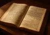What Does the Bible Say About Religion in the KJV? Open KJV Bible showing verses about pure religion and true devotion.