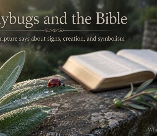 What Do Ladybugs Mean in the Bible? Biblical Meaning Explained What ladybugs mean in the Bible and Christian faith