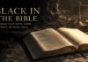 What Does Black Symbolize In The Bible with light over Scripture