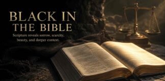 What Does Black Symbolize In The Bible with light over Scripture
