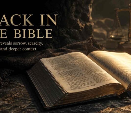 What Does Black Symbolize In The Bible with light over Scripture