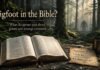 Is Bigfoot in the Bible with Scripture, forest, and giant imagery