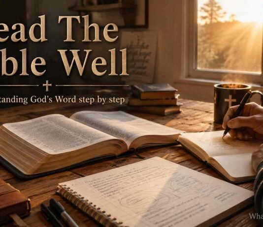 How to read the Bible correctly with study