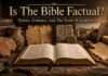 Ancient Bible showing evidence of factual history