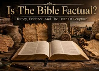 Ancient Bible showing evidence of factual history