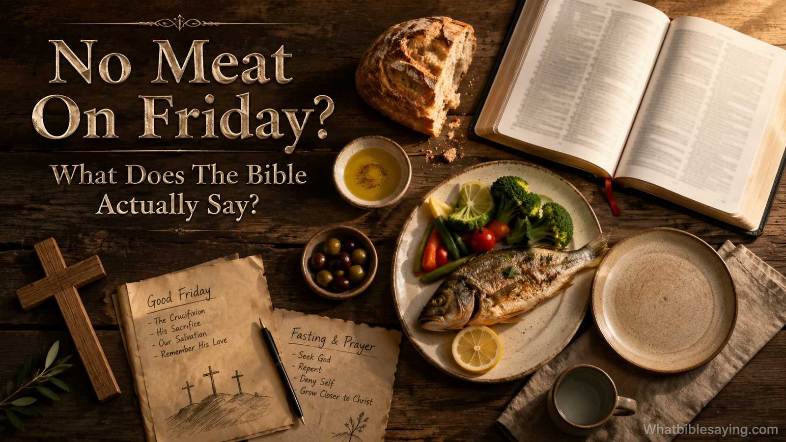 Is No Meat on Friday in the Bible? What Scripture Actually Says 1 Is no meat on Friday in the Bible Christian practice