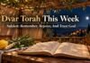 Dvar Torah This Week: Sukkot Reading, Meaning, and Reflection Dvar Torah this week with Sukkot Torah reading