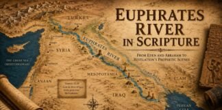 Where Is the Euphrates River in the Bible? Location and Meaning Where Is the Euphrates River in the Bible map