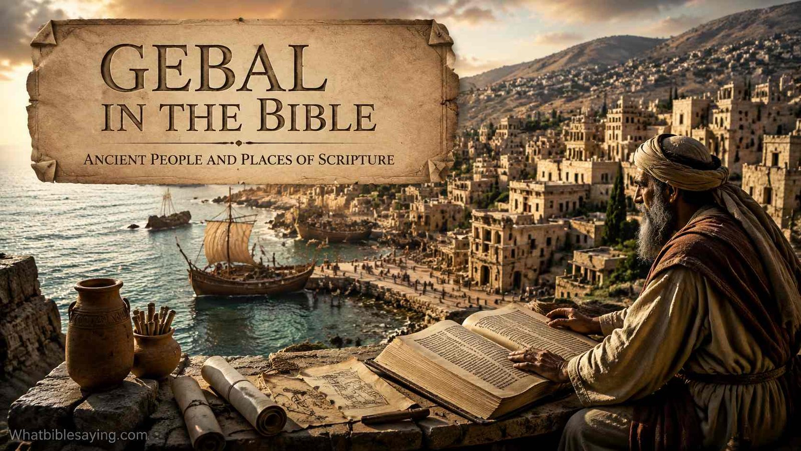 Ancient Gebal city and biblical history study