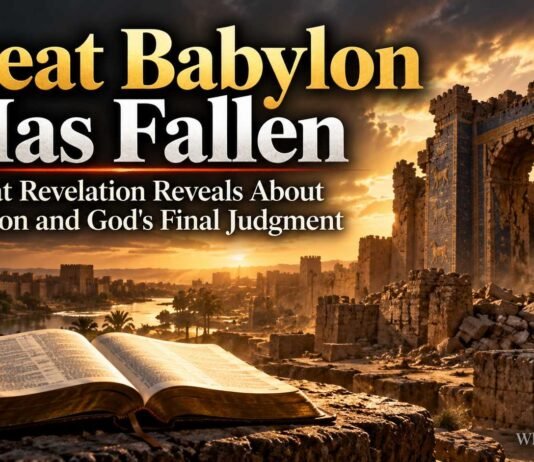 Great Babylon Has Fallen: What Does Revelation Really Mean? Great Babylon has fallen over ancient city ruins