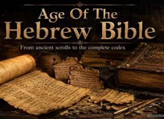 How Old Is The Hebrew Bible? A Clear Timeline of Its Ancient Texts How old is the Hebrew Bible ancient manuscript