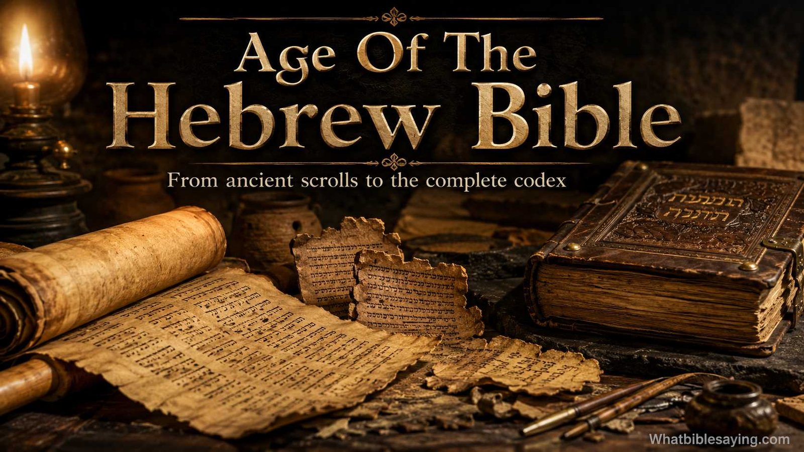 How old is the Hebrew Bible ancient manuscript