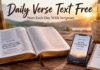 Daily Verse Text Free: Receive Scripture and Encouragement Each Day Daily verse text free Bible encouragement message